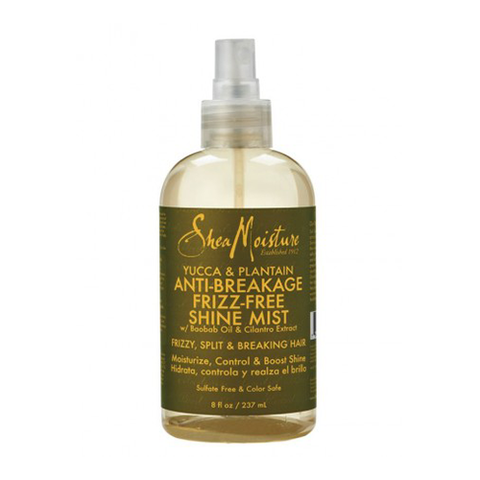 SHEA MOISTURE YUCCA & PLANTAIN ANTI-BREAKAGE FRIZZ-FREE SHINE MIST 8OZ