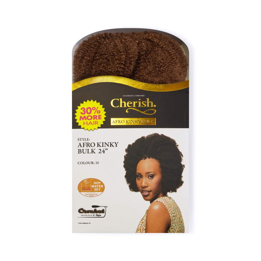Cherish Bulk - Afro Kinky 24" ( Color: 30 )