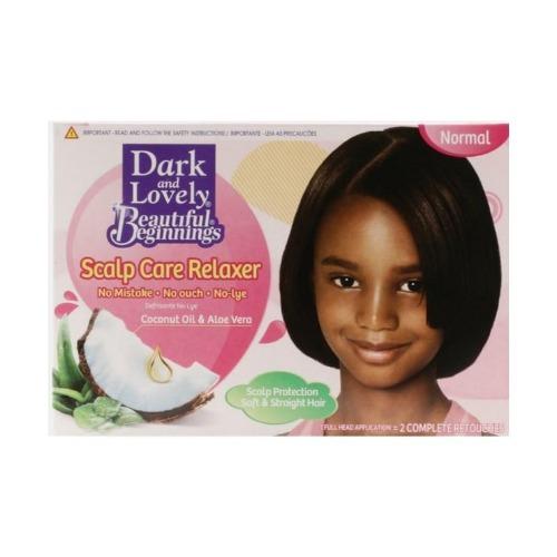Dark and Lovely Beautiful Beginnings Scalp Care Relaxer Kit Normal