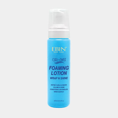 EBIN CURL & TWIST FOAMING MOUSSE LOTION 8.5OZ
