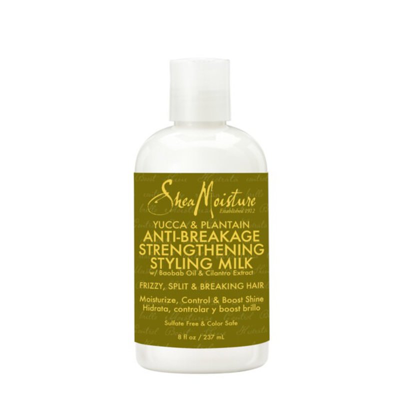 SHEA MOISTURE YUCCA & PLANTAIN ANTI-BREAKAGE STRENGTHENING STYLING MILK 8OZ