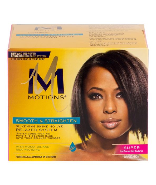 Motions Silkening Shine No Lye Relaxer System 1 Application Super