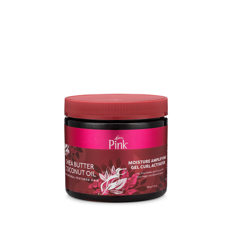Luster's Pink Shea Butter Coconut Oil Moisture Amplifying Gel Curl Activator 16oz