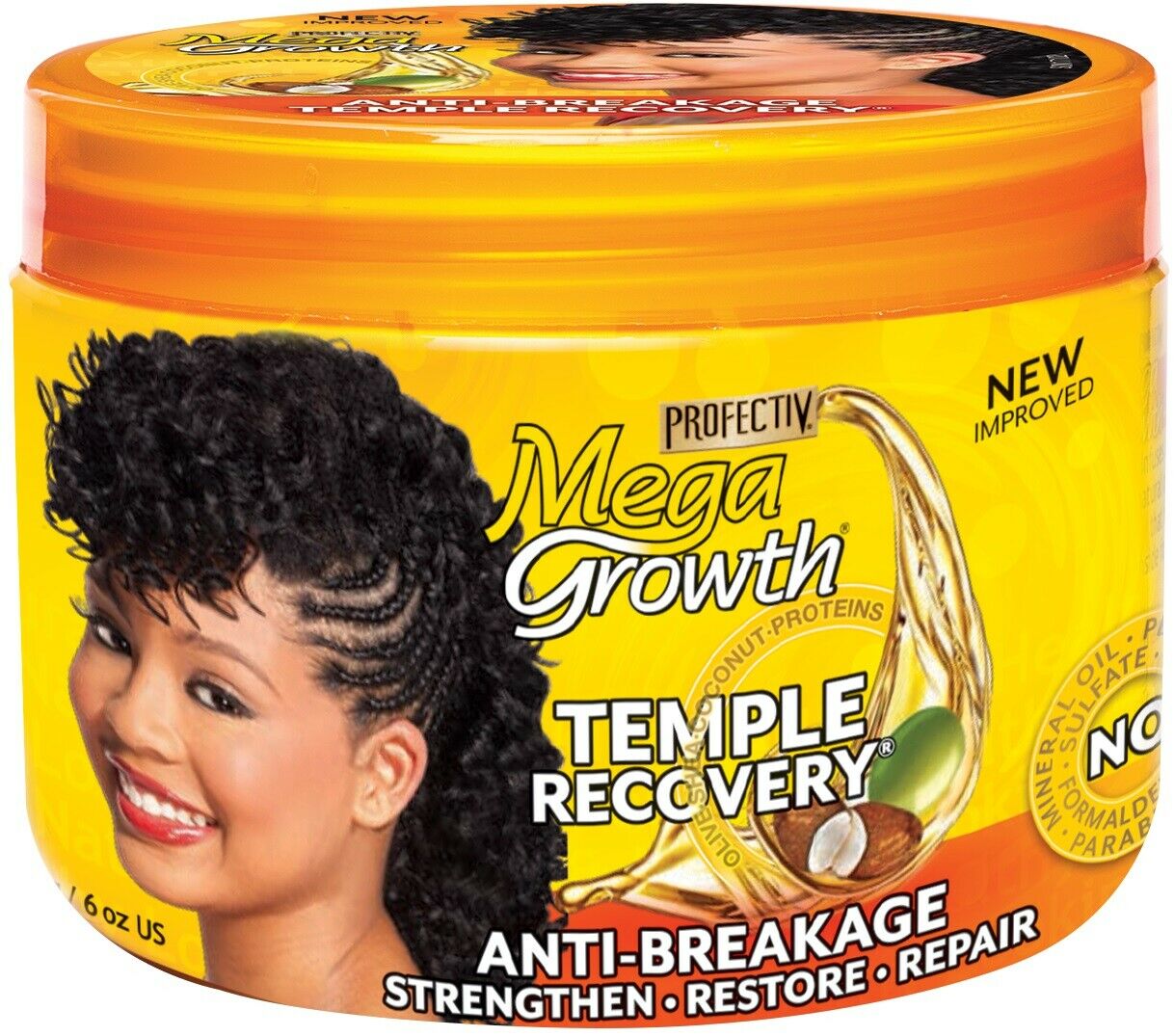 Profectiv Mega Growth Temple Recovery Anti Breakage 6oz