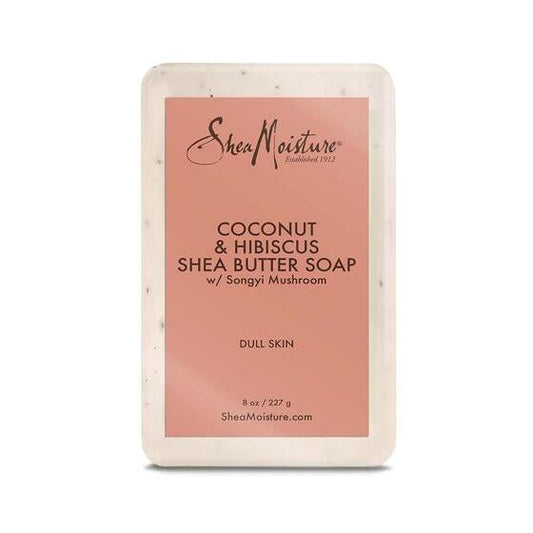 SHEA MOISTURE COCONUT & HIBISCUS SHEA BUTTER BAR SOAP 8OZ