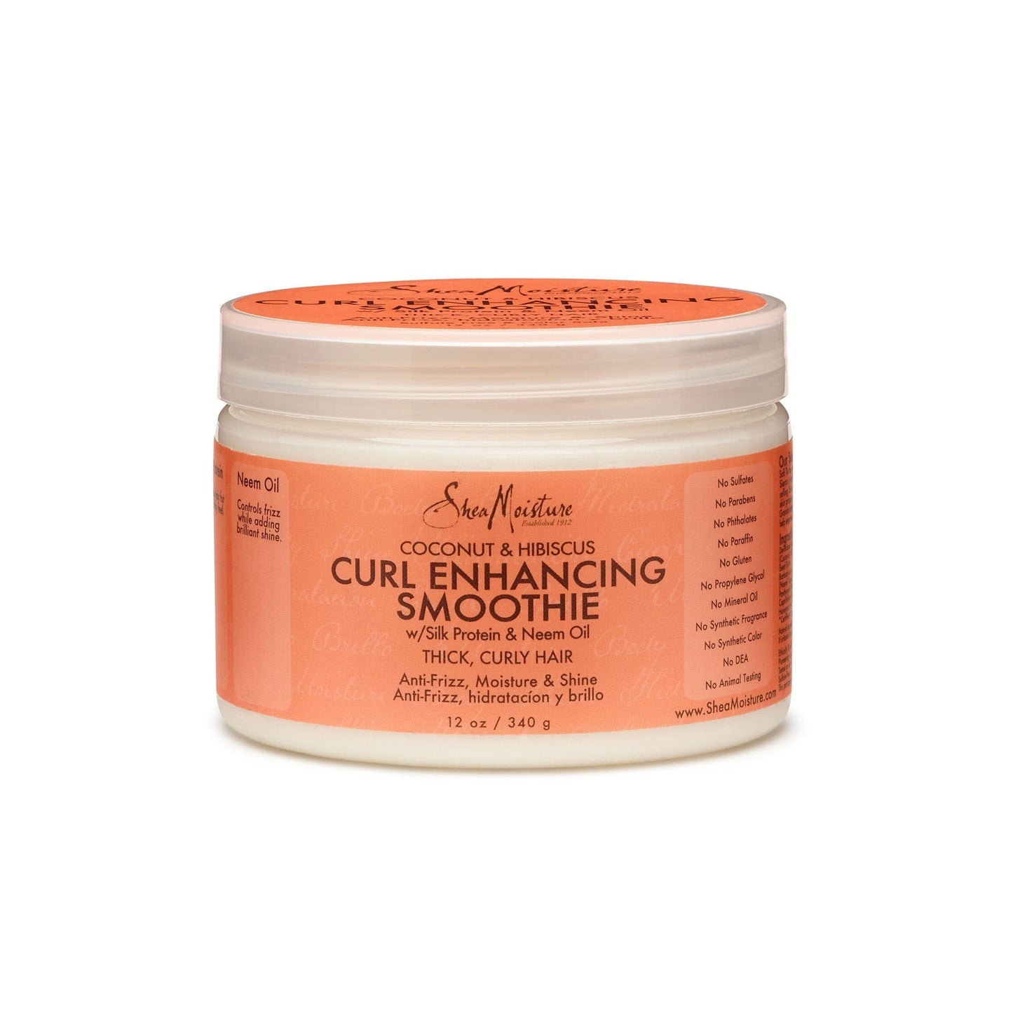 SHEA MOISTURE COCONUT & HIBISCUS CURL ENHANCING SMOOTHIE 12OZ