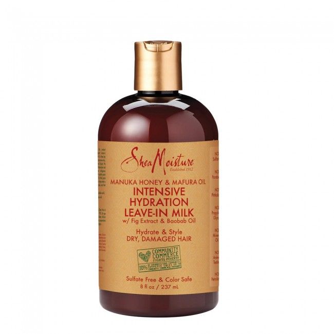 SHEA MOISTURE MANUKA HONEY & MAFURA OIL INTENSIVE HYDRATION LEAVE-IN MILK 8OZ