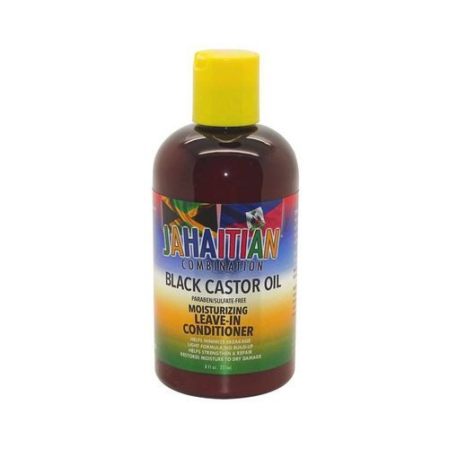 Jahaitian Combination Black Castor Oil Paraben/Sulfate-Free Moisturizing Leave In Conditioner 8oz