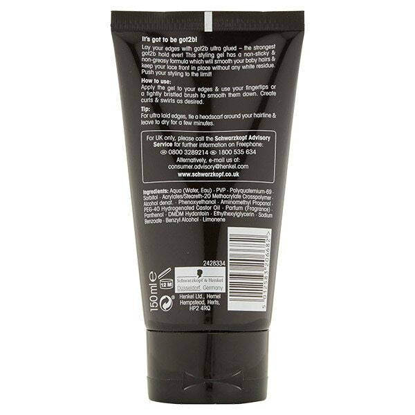 Got2b Ultra Glued Edge Styling Gel 150ml